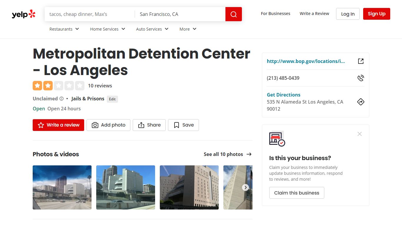 Metropolitan Detention Center - Los Angeles - Los Angeles, CA